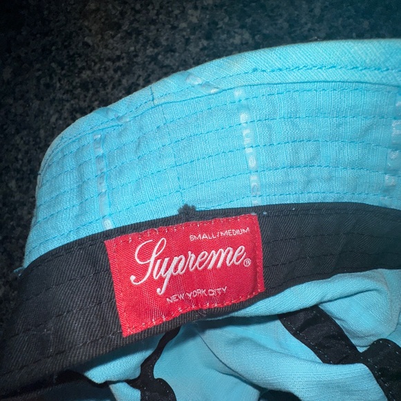 SUPREME JACQUARD LINEN CRUSHER CYAN main image 6